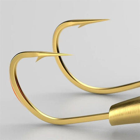10PCS/lot Stainless Steel Fishing Hook Japan Barbed Overturned Hook Fishing Accessories Supplies Lure Carp Brass Fishing Tackle