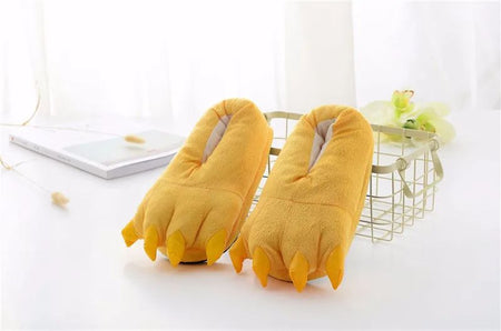 Stitch Animal Paw Slippers For Boy Girl Unisex Kids Cute Monster Claw Slippers Cartoon Soft Plush Warm Home Slippers Child Shoes