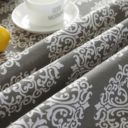 Round Tablecloth 120/150cm Washable Table Cloth Decorative Table Cover Indoor Holiday Home Christmas Party Picnic Dining Room