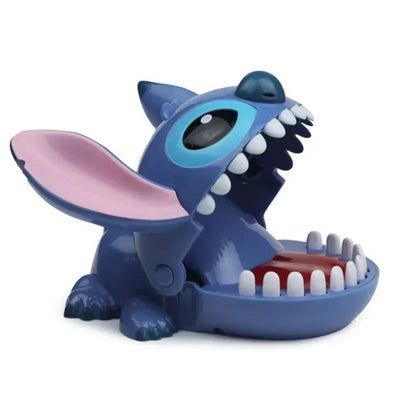 Disney Stitch Bite Finger Toy, Funny Push Teeth Dentist Game, Anime Model Figure for Kids Baby, Christmas Birthday Gifts