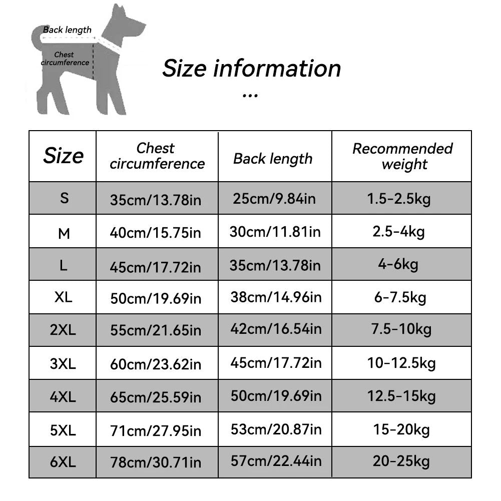 Pet Accessories Winter Dog Clothes for Dogs S-6XL Warm Dogs Coat Schnauzer Pug Clothing Sweatshirts Casual Dog Cat Clothing