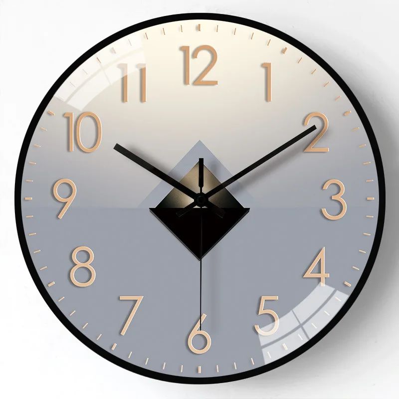 Mute Wall Clock Stereo Digital Scale Wall Clock Modern Minimalist Style Decorative Clock for bedroom study livingroom