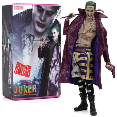 2023 DC Super Heroes Joker Harley Quinn Batman Superman Flash Green Lantern Statue PVC Anime Model Toys for Boys Gifts