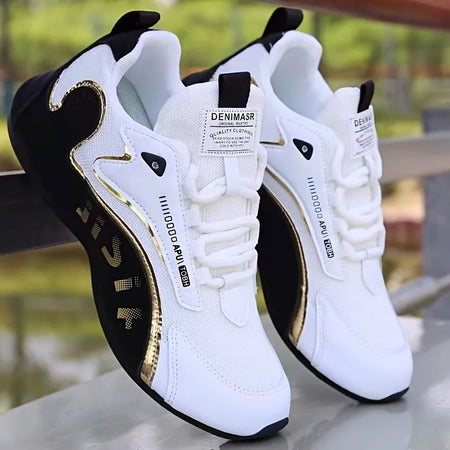 Men's summer mesh sneakers, low-top casual vulcanized shoes, men's soft and comfortable sports running shoes, men's shoes