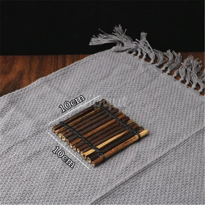 Vintage bamboo sushi dish bamboo fence Japanese Korean fence plate Cuisine Sushi Boats Bamboo Creative Exquisite Sushi Tools