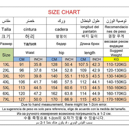 Men's Casual Pants Plus Size 110-180KG Stretch Slim Fit Elastic Waist Jogger Pants 1XL-7XL Classic Black Trousers Male Clothing