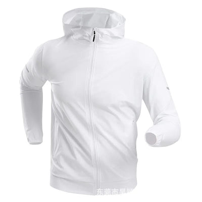 Autumn/Winter Men's Outdoor Running Fitness Morning Jogging Sports Quick-Dry Windproof Cycling Training Jacket and Tracksuit
