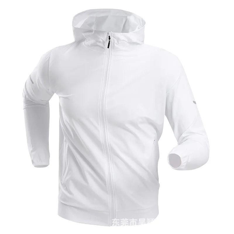 Autumn/Winter Men's Outdoor Running Fitness Morning Jogging Sports Quick-Dry Windproof Cycling Training Jacket and Tracksuit