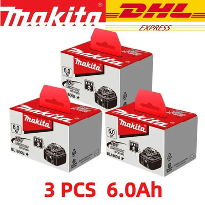 Original genuine Makita 6Ah 6000mAh 18V Makita battery BL1860 BL1850B BL1850 BL1840 BL1830B makita rechargeable lithium battery