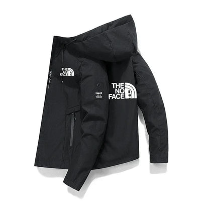 2025 Spring and Autumn men's outdoor sports coat top Windproof zipper jacket Casual quality hooded baseball jacket