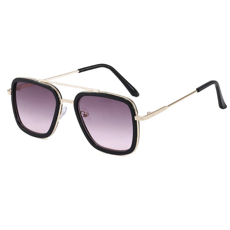 High Quality Iron Man Tony Stark Fishing Sunglasses Square Outdoor Sport Fishing Glasses Men Spider Eyewear Sports Sun Glasses
