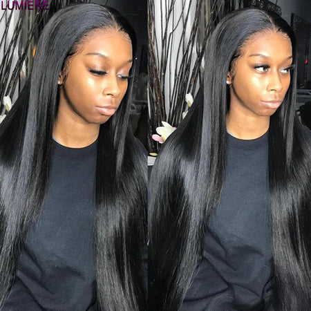 8-40" Bone Straight Human Hair Bundles 1/3/4 PCS Brazilian Hair Weave Raw Human Hair Bundles Deal Virgin Hair Extensions Lumiere