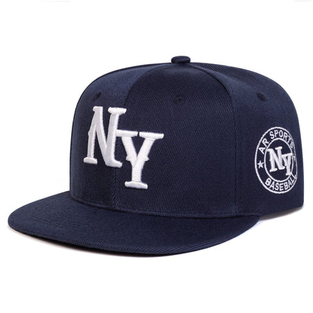 Unisex NY Letter Embroidery Hip-hop Hats Spring and Autumn Outdoor Adjustable Casual Baseball Caps Sunscreen Hat Sports Cap