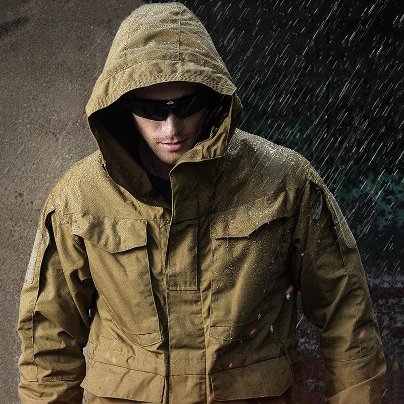 M65 UK US Army Clothes Casual Tactical Windbreaker Men Waterproof Flight Pilot Coat Hoodie Military Field Jacket Winter Autumn