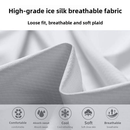 5pcs Men's Lightweight Summer Ice Silk Athletic Set Quick-Dry Running Clothes Outdoor Kit Cycling Fitness Men's Sportswear Set