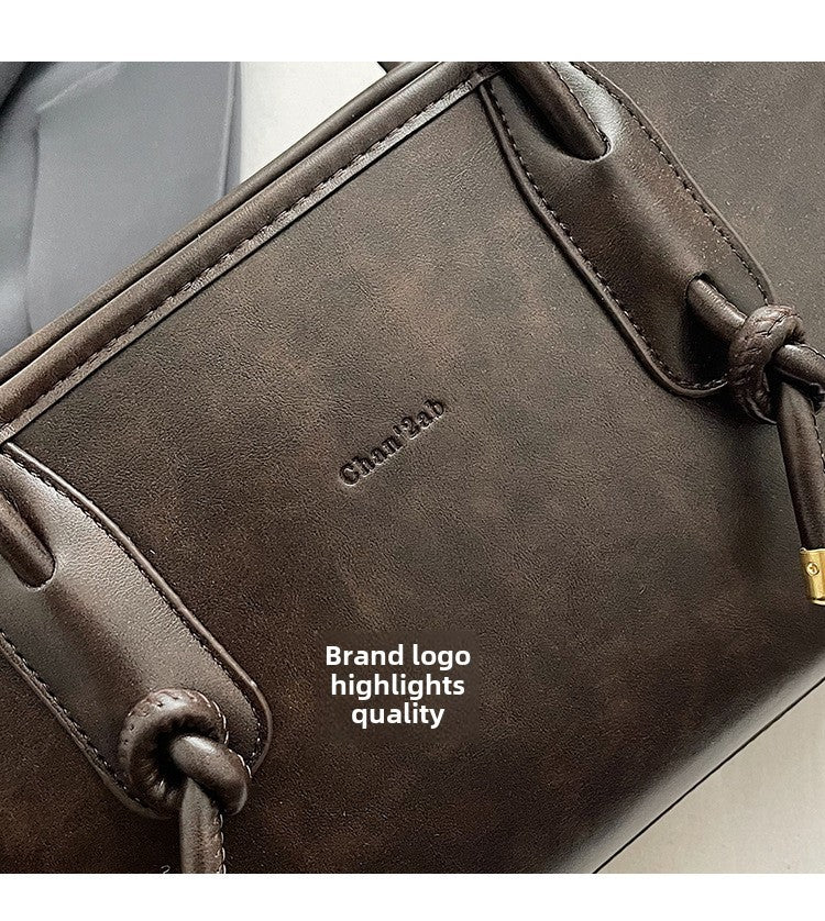PU Leather Shoulder Bags For Women 2025 Winter Y2K Trend Female Crossbody Bag Lady Handbags And Purses Retro Tote Bag bolso