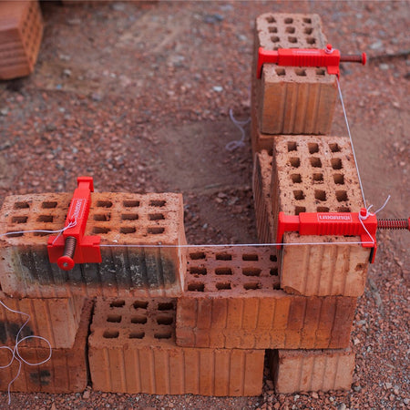 2/4/6pcs Bricklaying Wire Drawer Brick Liner Wall Building Wire Frame Brick Liner Runner Engineering Construction Tools