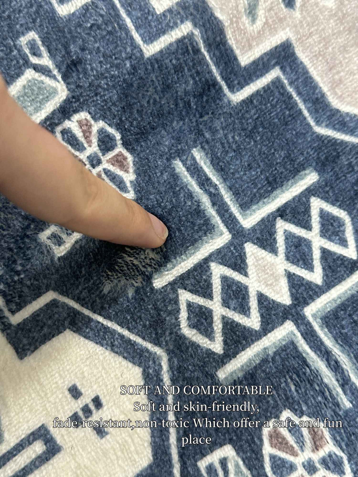 VIKAMA Simple Geometric Kitchen Floor Mats Living Room Floor Carpet Entrance Door Mat Hallway Door Non-Slip Foot Mats Home Decor