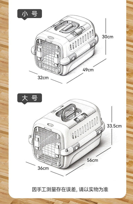 2025 New Cat Carrier Airline Approved,Portable Pet Carrier TSA Approved for Travel,Anti-Anxiety Outdoor Cat Bag for Car,Home Use