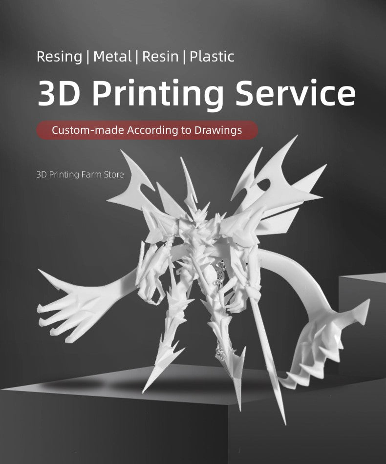 Custom 3D Print service SLM Metal MJF Nylon Manufacturing Plastic SLA Resin SLS TPU  Aluminum Stainless Steel Titanium ABS Parts