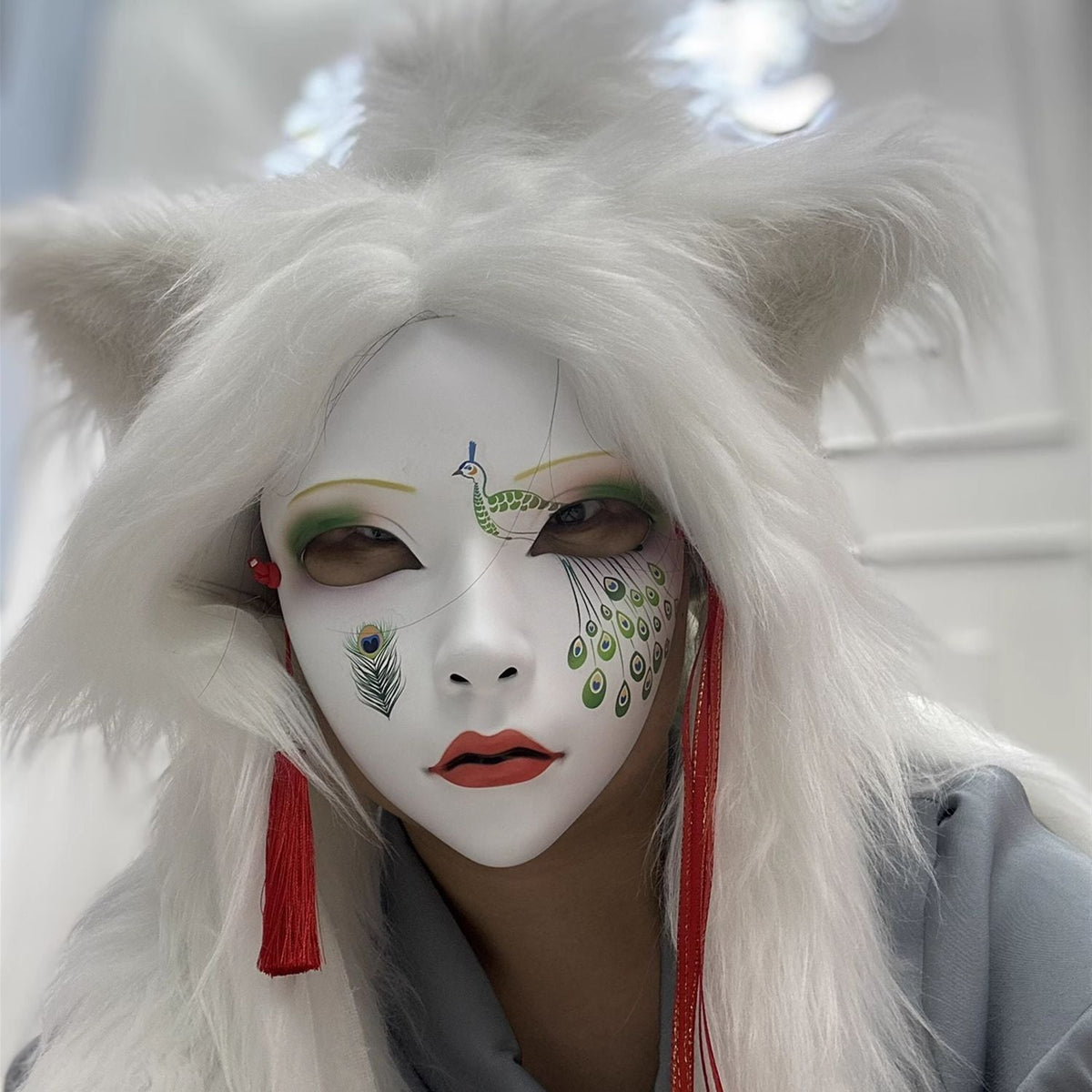 Cosplay Journey to the West Spider Spirit Masks Anime Mask Costume Role play Masquerade Mask Halloween Decor Party Decorations
