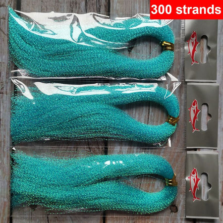 3 or 10 bundle/lot 300 strands  fly fishing lure tinsel twisted strand string line tying flash crystal shining diy material