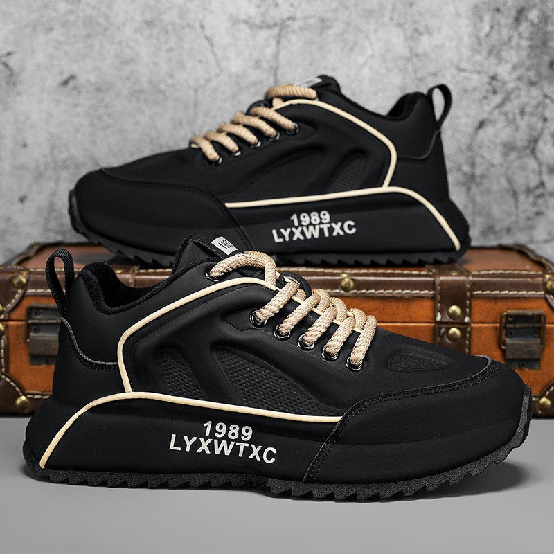 High Quality Sneaker Men Comfortable Lightweight Anti Slip Abrasion Resistant Soft Thick Sole Outdoor Casual Sport Shoes