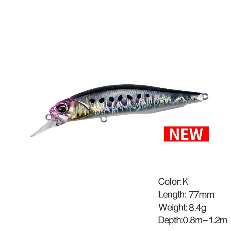 77mm 63mm Minnow Fishing Lure Wobbler Rozante 77SP Long Cast Hover Swaying Lure Jerkbait Artificial Bait Culter Alburnus Bait