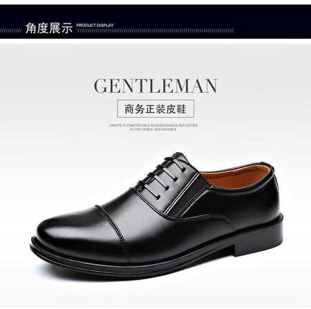Mens Formal Leather Shoes Slip on Dress Wedding Casual Flats Luxury Walking Oxfords Office Work Zapatos Para Hombre Plus Size