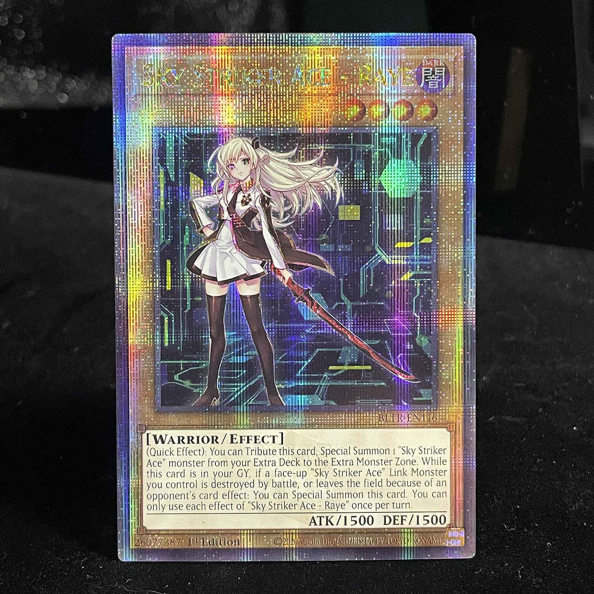 YuGiOh!! QCSCR FOIL Card BLMR Series DARK ARMED DRAGON/I:P MASQUERENA/SUPER POLYMERIZATION/WELCOME LABRYNTH YGO TCG 1st Edition