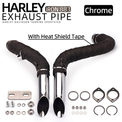 Motorcycle Exhaust Escape Sportster Motorcycle Exhaust XL883 Elbow Bike For Softail Sportster 883 1200