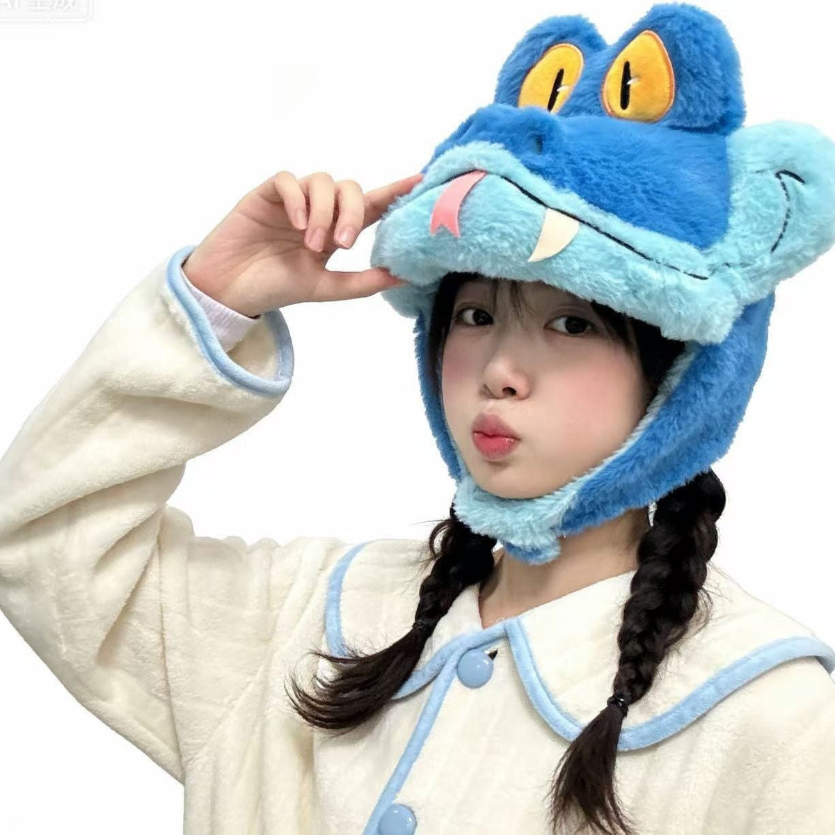Disney Zootopia 2 Kawaigari Snake Plush Hat Cartoon Anime Cute Hat U-shaped Pillow Winter Warm Office Nap Gift for Girls