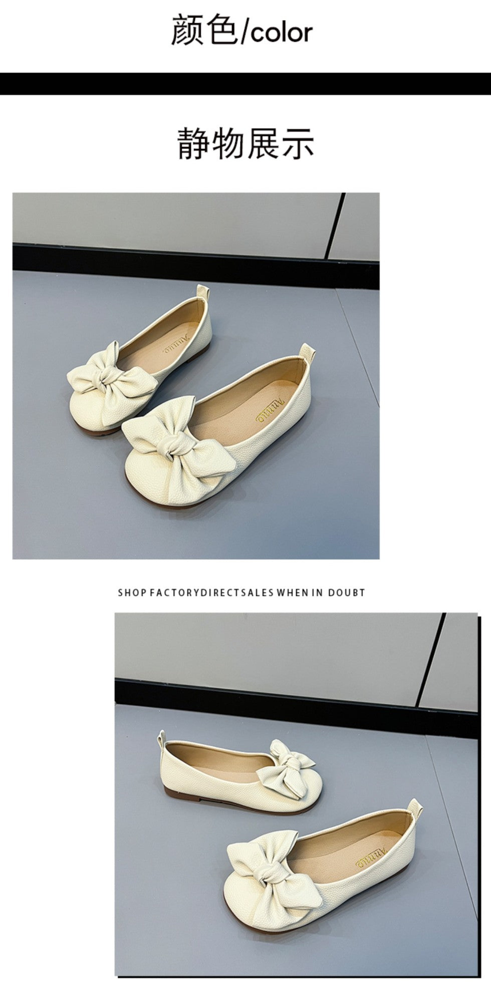 New Luxury Designer Shoes for Women Fashion Butterfly-knot Square Toe Party Leather Ballet Flats Ladies Flat Shoes Loafers Women