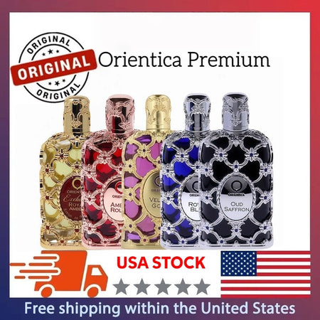 ORIENTICA ROYAL AMBER Extrait de Parfum-Amber&Oriental Spicy Fragrance,Arabian Perfume Long Lasting Warm Scent for Men and Women