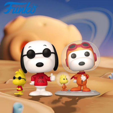 Funko Pop Snoopy Beagle Scouts Series Action Figure Anime Woodstock Astronaut Joe Cool Model Toys Limited Edition Figures Gifts
