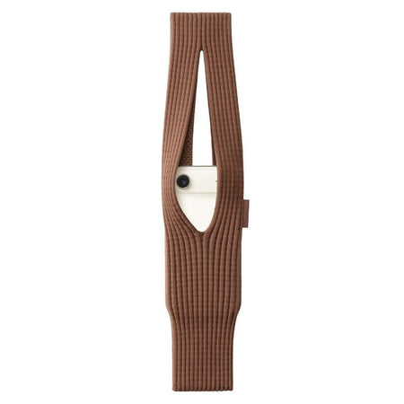 Knitted Phone Bag Scarf Style Unisex Crossbody Shoulder Phone Pouch Colorful Portable Slim Pocket Casual Phone Storage Accessory
