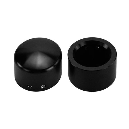 2pcs Motorcycle Front Axle Nut Cover Cap Bolt Black/Chrome For Harley Touring Softail Breakout Dyna Street Bob V-Rod Sportster