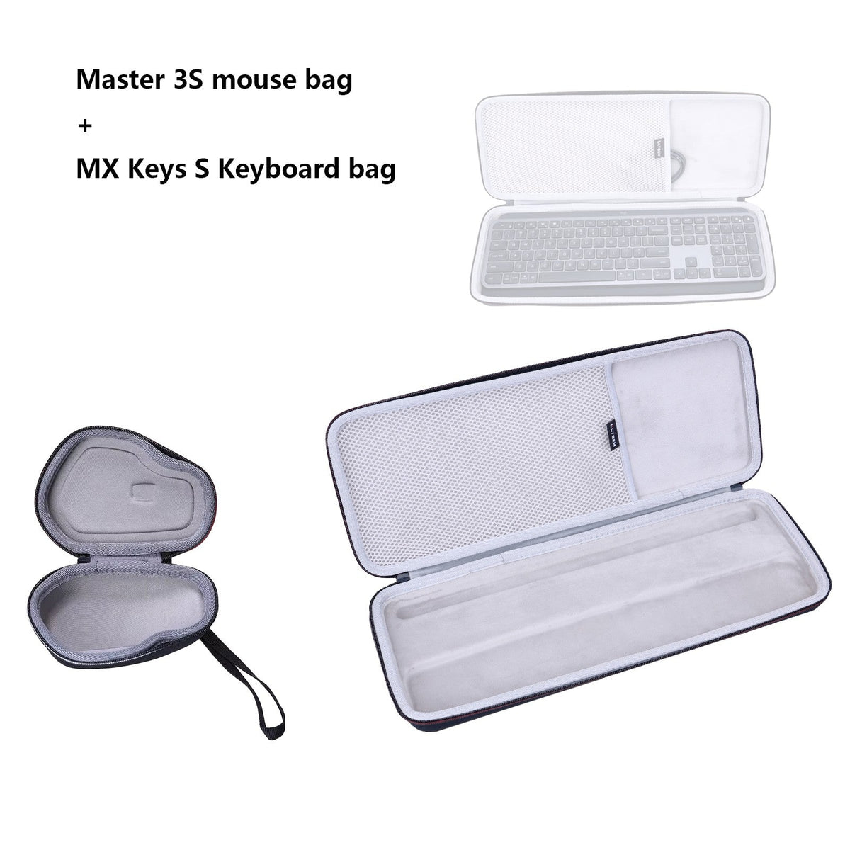 XANAD EVA Hard Case for Logitech MX Master 3/Master 3S/Master 2S Wireless Mouse Travel Carrying Protective Storage Bag