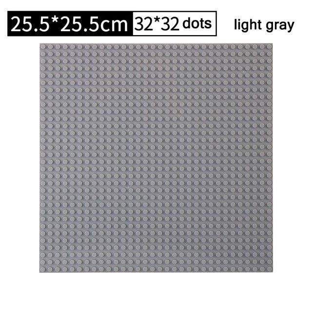 City Road Street Baseplate Straight Crossroad Curve T-Junction Building Blocks Base Plate 32*32 Compatible All Brands City