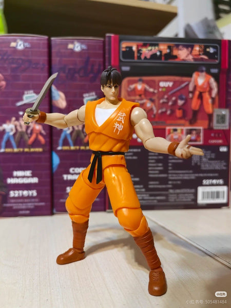 In Stock 52toys Capcom Final Fight 3.75-Inch Action Figure Cool Soldier Model Toy For Game Lovers Decoration Surprise Gifts