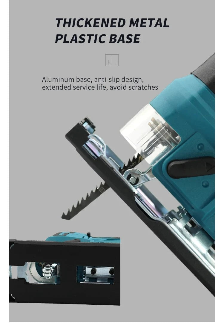 2025Makita DJV182Z 340W Brushless Jigsaw 18V Without Battery with Saw Blade Cordless Barrel Handle Portable Carpenter Power Tool
