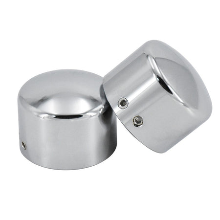 2pcs Motorcycle Front Axle Nut Cover Cap Bolt Black/Chrome For Harley Touring Softail Breakout Dyna Street Bob V-Rod Sportster