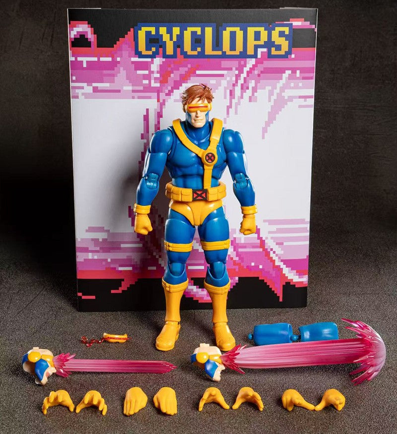 Genuine BANDAI S.H.Figuarts X-Men Scott Summers Cyclops GAMERVERSE Anime Action Figure Model Boy Collectible Toys Kids Gift