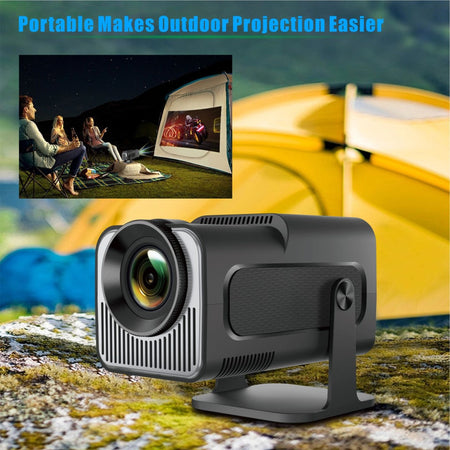 Salange HY320 MINI Android 11.0 Projector LED Beamer Home Cinema 300ANSI 720P WIFI Smart TV HD 1080P 4K Movie