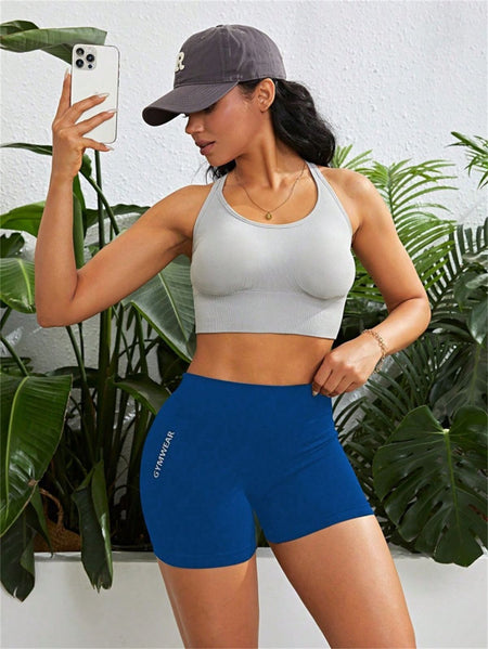 Women High Waist Butt Lift Sports Short Pants High Stretch Qyuick-Drying Breathable Yoga Shorts Athletic Tights