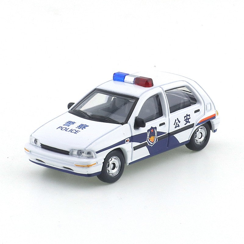 XCARTOYS 1/64 Y58-08  Santana Sedan, Police Car, Miniature Model, Alloy Car Model, Toy Car, Public Security