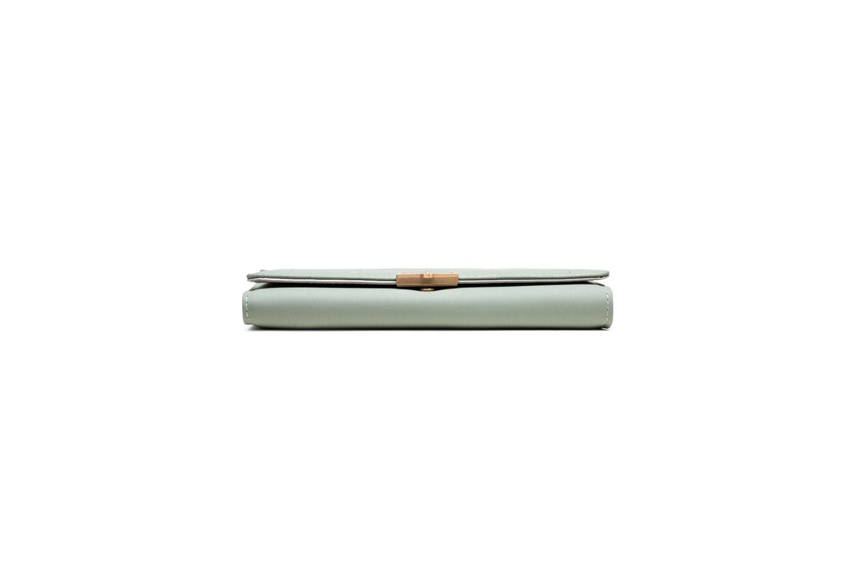 PU Fashion Long Women's Wallet Fashion Buckle New Handbag Large Capacity Fresh Wallet Wallet