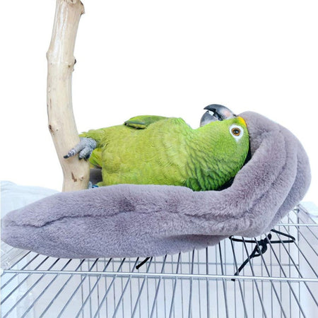 Winter Warm Bird Shawl Nest Corner Parrot Blanket Pet Small Animal Hanging Tent Cage Decoration for Parakeet Lovebird Cockatiel