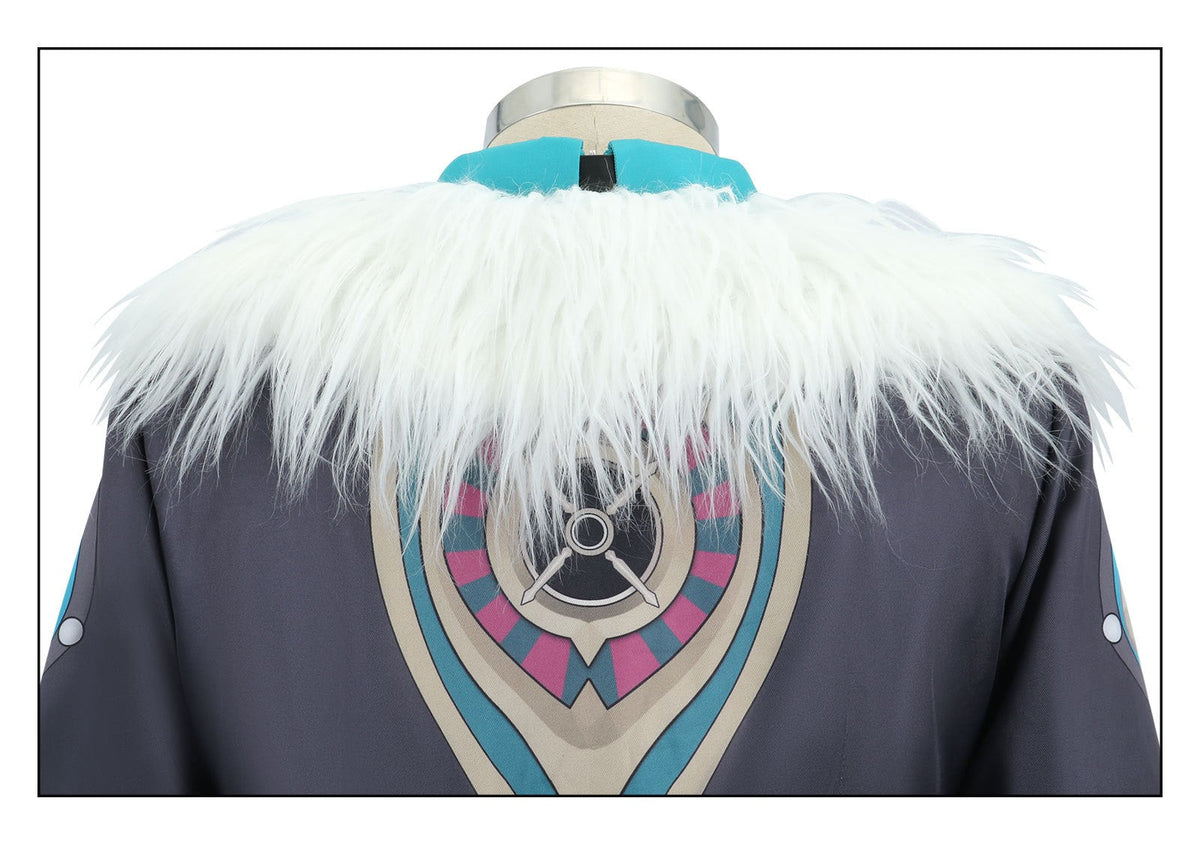 Aventurine Cosplay Costume Wig for Game Honkai: Star Rail Costume Handsome Fashion Combat Role Play Carnival Outfits with Hat