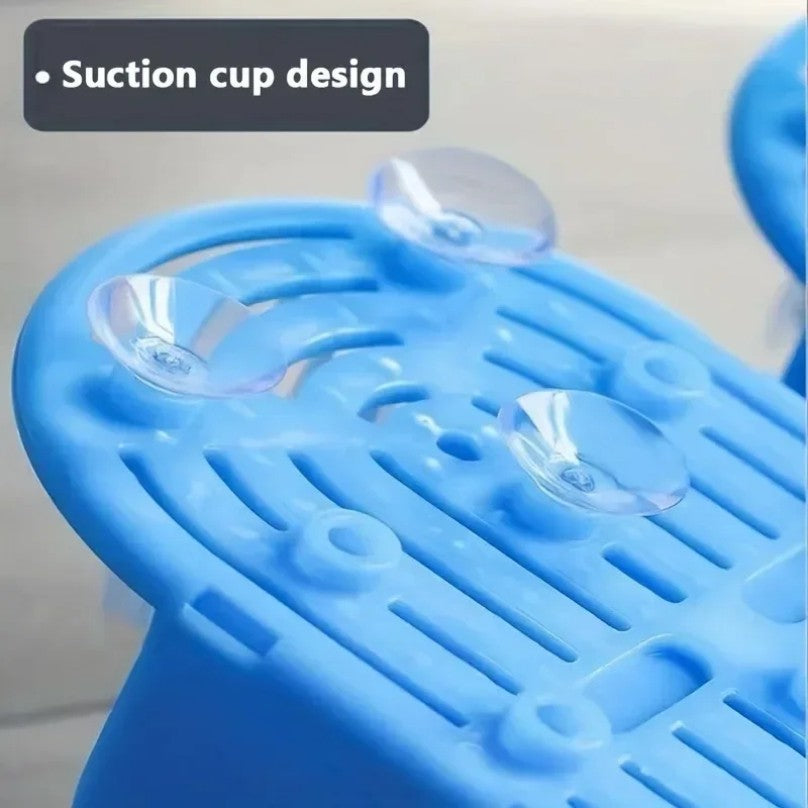 1PC Shower Foot Scrubber Massager Cleaner Spa Exfoliating Washer Wash Slipper Tools Bathroom Bath Foot Brushes Remove Dead Skin